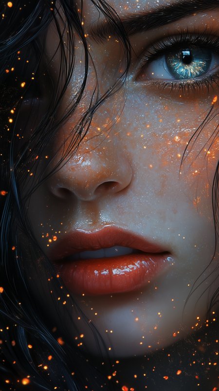 High fashion photography, Professional fashion, hyper-realistic, 1girl, supermodel, beautiful detailed face and eyes::3, beautifully complex colored iris::5, sexy::5, colorful intricate full face paint and tattoos::3, delicate and sleek lines, unique details, symmetrical composition and exquisite details, combines futuristic and traditional details, detailed crazy hair, zen style, folklore, majestic, weird, very aesthetic, ethereal, timeless, modern, avant-garde, neo mode, near future, stylish, cool, cyberpunk, mysterious charm, sensual aura, surreal, wild, vibrant, fluid, hippy, free, solstice, acrylic, curvilinear, rectilinear, digital material, innovative materials, natural elements, Naturalism Fusion, these fashion forms are rich in symbolism and meaning, extreme detailed, engaging with space, interplay of light and shadow, artistic statement, beautiful colors, vibrant colorings, wide range of colors, high dynamic, raw photo, photorealistic, ultra photoreal, artistic photorealism::5, amazing depth, bokeh, ultra-high definition picture quality, high-resolution, 32k, slow shutter speed photography,::1