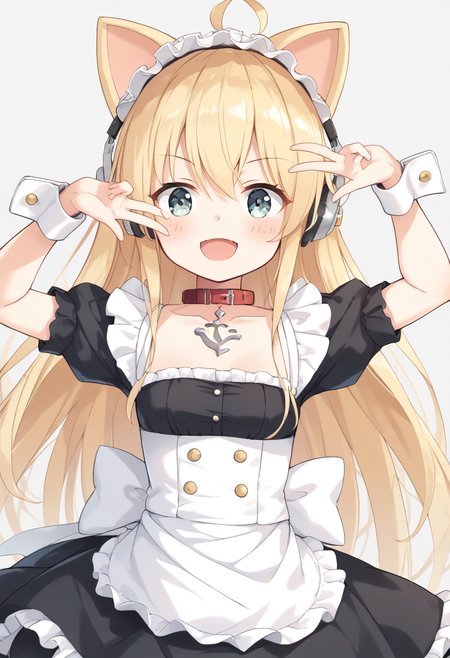 <lora:albacore_XL-bf16-pony-v1:1> 1girl, albacore \(azur lane\), maid, BREAK score_9, score_8_up, score_7_up, BREAK source_anime, best quality, masterpiece, uncensored,<lora:sdxl_lightning_4step_lora:1>(clear eyes:1.2),(4 finger:0.5),zPDXLpg