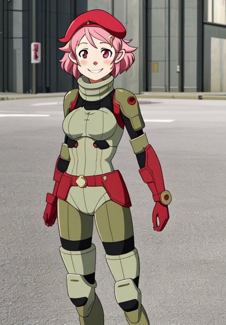 <lora:swordartonline_pack-000003:0.6>,GGO-Lisbeth,solo,smile