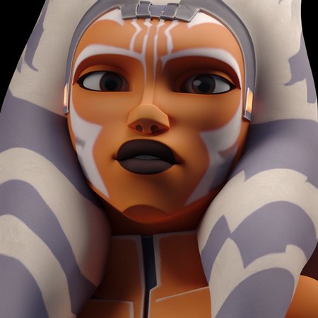 Ahsoka Tano, Orange skin
