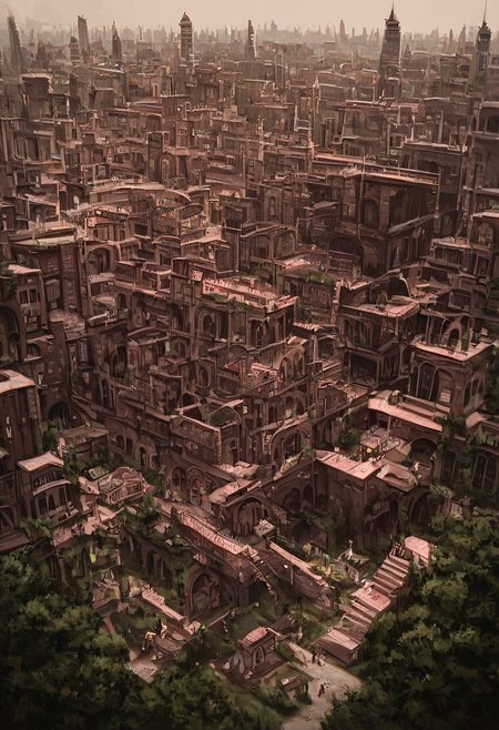 score_9, score_8_up, score_7_up, high quality humans body,
walked humans, humans on strairs, humans, 
crazystair, multidimensional stairs labyrinth, mdsl, outdoors, no humans, window, building, scenery, stairs, city , towers, grass, fog