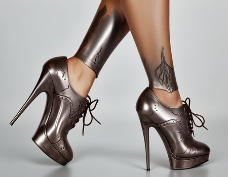 	iron high heels oxford
iron leg, iron skin