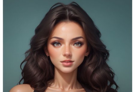 score_9, score_8_up, score_7_up,
1girl, zamanta solo, (medium lenght brunette hair), standing, close-up, realistic