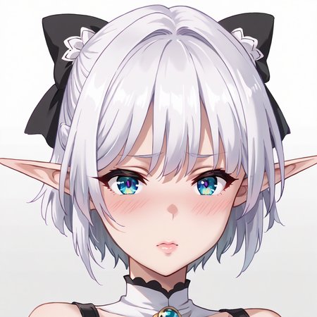 score_9, score_8_up, score_7_up, score_6_up, score_5_up, score_4_up, source_anime, anime screencap, masterpiece, insanely detailed, detailed background, zPDXL3, BREAK, 1girl,short hair,breasts, blush, large breasts,pointy ears, elf, usagi_nagomu_style,night