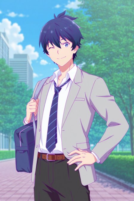 Asahi Kashiwagi - Renai Flops / Love Flops - (Illustrious) [Commission]