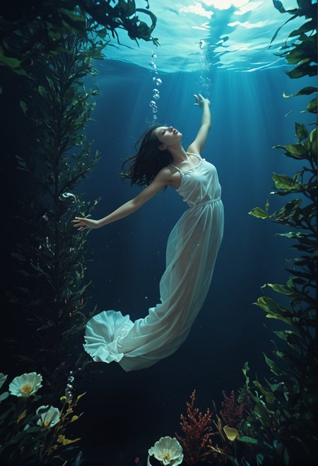 ,ruanyi0778,submerged,underwater,plant,glowing,1girl,<lora:0778 submerged_v1_pony:1>, score_9,score_8_up,score_7_up,,8k,1girl,solo,