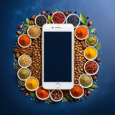 (smartphone showcase) <lora:01_smartphone_showcase:1.1>
Navy blue background,
high quality, professional, highres, amazing, dramatic,
(Street market and exotic spices:0.5),