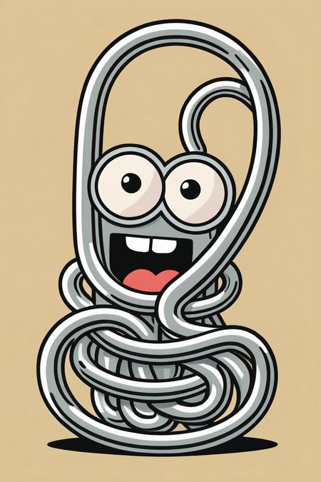 Charming Clippy, illustration