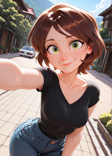 Aunt Cass Hamada - Disney Illustrious