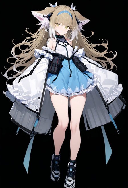 masterpiece, best quality, ultra-detailed, beautiful, nai3, 1girl, solo, full_body, tachi-e, 
suzuran_\(arknights\),