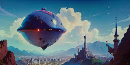 (score_9, score_8_up, score_7_up, masterpiece, , best quality, high quality, highres, cinematic shot, thick lineart, sharp edges, cel shading, linear hatching raypunk),
BREAK
city scape, panorama, ((( retro aesthetic ))), alien worlds
<lora:add-detail-xl:0.8> <lora:Perfect Hands:0.8>  <lora:RayPunK:0.75>  <lora:Concept Art Twilight Style SDXL_LoRA_Pony Diffusion V6 XL:0.8> <lora:sinfully_stylish_SDKL:0.8>  <lora:zavy-cntrst-sdxl:0.6>