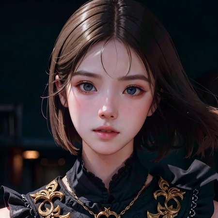 (best quality,masterpeace),(model shot, photorealistic, immense details,extreme close-up, dynamic pose),(perfect composition, golden ratio exposition), finely detailed eyes, looking at viewer,  4k skin texture,
girl 18 yo,detailed casual clothing,vivid ginger hair, elegant short haircut , determined, dark fantasy style,  night city street background, 
,hdr ,cinematic lighting,