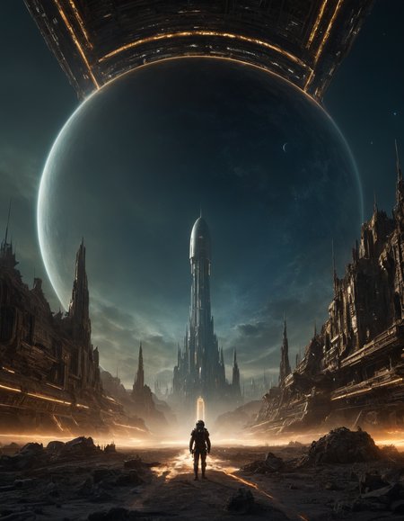 by Adrian Paul Allinson and Eugene von Guerard,  (long exposure , dystopian but extremely beautiful:1.4), (intricate details, masterpiece, best quality:1.4) ,
Futuristic sci-fi style, futuristic, technological, alien worlds, space themes, advanced civilizations, , looking at viewer, dynamic pose
<lora:add-detail-xl:1> <lora:xl_more_art-full_v1:0.5>  <lora:NicolaSamori:0.5> in the style of nicola samori <lora:looking_at_viewer:2>