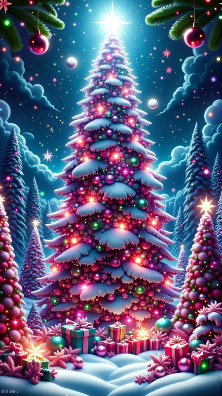 A (Neon:0.5) (Christmas:0.9) Style Chr457m45m3rg3D0nMN3M1C a towering alien plant species swaying in a gentle breeze
<lora:Chr457m45m3rg3D0nMN3M1CFlux:0.9>