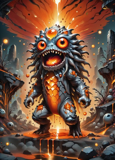 DonM0v3rC4ff31n4t3dXL,score_9, score_8_up, score_7_up, score_6_up,hive-like abyssal plant japanese celestial Lindworm,  lava skin, feathered
 ,   rating_safe  <lora:DonM0v3rC4ff31n4t3dXL-pony:1>