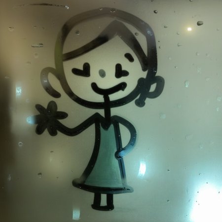 finart girl glass drawing<lora:finart:1>