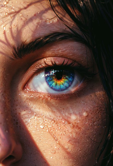 pixel art, dithering, SNES Graphics, sprites, hand drawn, colorful 256 colors, VGA, digitized, relaxed, backlit, very detailed eyes, contrast, shadow, ring light, extreme close-up showing her face, a beautiful, detailed face, detailed skin, bright piercing eyes, freckles, blemishes, seductive, dark background, warm colors, candid, <lora:MJ52:0.4>,  <lora:MJ52_v2.0:0.5>