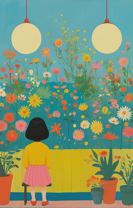 masterpiece,best quality,<lora:tbh289-sdxl:0.9>,illustration,style of Joan Cornella A bottle of perfume in garden