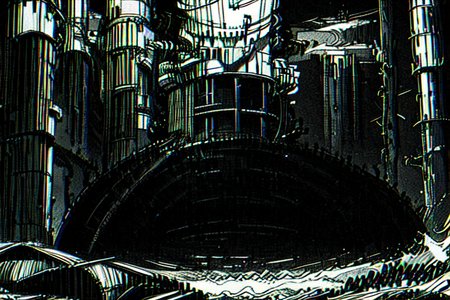 highly insanely detailed, masterpiece, top quality, best quality, highres, 4k, 8k, RAW photo, (very aesthetic, beautiful and aesthetic),  
tsutomu nihei,nihei_tsutomu,blame!,blame gakuen!,abara,TNstyle,sidonia_no_kishi,(tunnel,stairs,space,spacecraft,sidonia \(ship\),mausoleum,megastructure in background,deep horizon,city ruins,hangar,tower,lab,giant room), 
<lora:ABARA:1>, 
(1girl:1.3), 
solo focus, 
news anchor in front of big screen,facing viewer,back screen is big which is from the floor to ceiling and left to right,floral patterns background,âââ