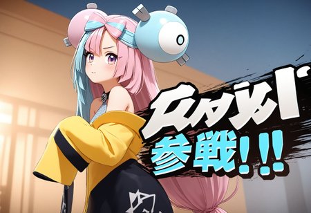 <lora:Hyper-SDXL-8steps-lora:1><lora:Fixhands_anime_bdsqlsz_V1:1> zPDXL2, score_9, score_8_up, score_7_up, source_anime, intricate details, perfect anatomy BREAK, 
1girl, iono \(pokemon\), (pokemon:0.8), character hair ornament, pink eyes,
sbsp-joins-the-battle, 
<lora:SBSP-joins-the-battle_XL(pony)v10:1>