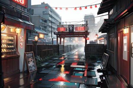 highly insanely detailed, masterpiece, top quality, best quality, highres, 4k, 8k, RAW photo, (very aesthetic, beautiful and aesthetic),  
(rsef style,fevercell style),energy_auras, 
<lora:rsef-000225:0.7>, 
(1girl:1.3), 
1other, 
, 
, 
, 
((bra peek:1.2),bra,breasts,cleavage), 
tenkaichi_dori,red_neon_gate,ryuu_ga_gotoku_\(series\),yakuza_\(series\),wet_pavement,storefront,department_store,night_clubs,hostess_club,advertisement_billboards,restaurants,izakaya,night,Floor Advertisement Boards,advertisement_boards,advertisement_billboards,papers,event_flyers,local_business_ads,posters_and_graffiti,Scattered Flyers,blowing_papers,street,movie_theater,SEGA_arcade,(fence,alley,power_lines:1.2),aira1109,Residential Alley,residential_buildings,outdoors,convenience_stores,neon_lights,scenery,no humans, 
,âââ