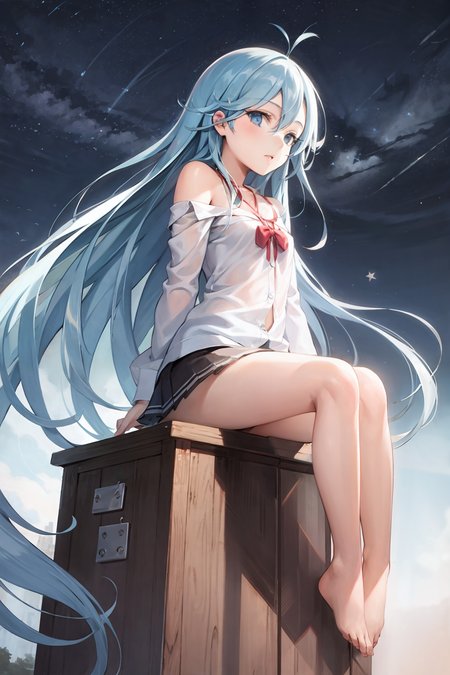 masterpiece, best quality,1girl,star \(symbol\), star \(sky\), (kbxll:0.6)