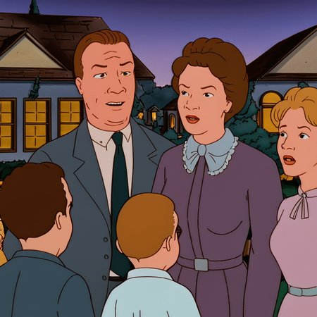 cartoon of a scene from the movie It's a Wonderful Life (1946) - Drama, Family, Fantasy
(in kingofthehill style:1.5)
 <lora:kingofthehillstyleXL_v.10.1:0.85>