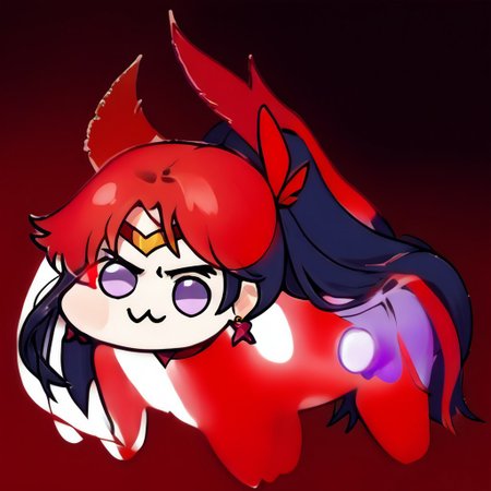 <lora:Doro_X_PDXL_V1:1>  ,<lora:sailor_mars_animaginexl_v1:0.9>,aamars,solo,transparent girl<lora:Transparent_Hologram_Woman_epoch-3-resized:1.0>, glowing body, long hair, black hair,purple eyes, earrings, red choker,doro, creature, :3, chibi, no humans, solid circle eyes, no pupils, all fours, four legs,  invisible, (transparent:1.1) ,fire effect<lora:firegirl_ponyxl_v1:0.8>, firegirl, burning hair, firebody, flying,,smile,angry, simple background, black background,
