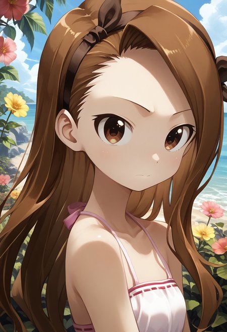 score_9, score_8_up, score_7_up, detailed background, shiny skin, posing, rating safe, 
<lora:yamamoto.pony:1>,
yamamoto,
iori,