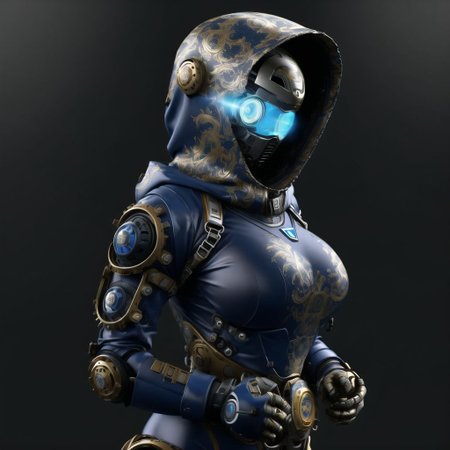 <lora:porcelain_gzhel_black:1.0>, (black  porcelain, Gzhel, rococo:1.0),  


1girl, android, ash \(titanfall 2\), black sclera, blue leotard, breasts, cable, colored sclera, cracked skin, head tilt, highres, hood, hood up, kagaya \(oshiriudon\), leotard, looking down, medium breasts, metal skin, rat, science fiction, simulacrum \(titanfall\), solo, yellow eyes