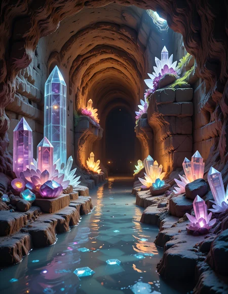 fantastical mine corridor pony