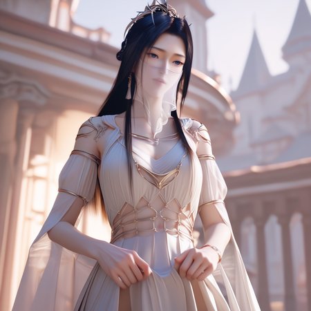 <lora:ponyziling1v:1>,ziling,score_9,score_8_up,score_7_up,white dress,strap_lift,White veil,