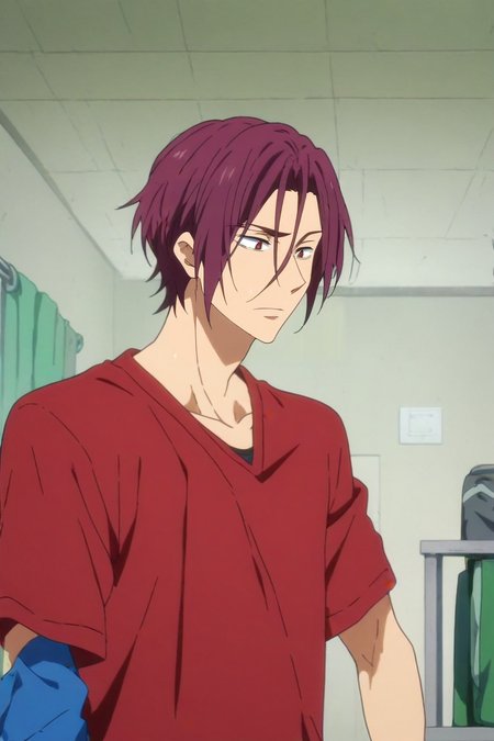 score_9, score_8_up, score_7_up, source_anime, anime screencap, anime coloring, , , , , 1boy, solo, male focus, <lora:rin_matsuoka_pony:0.84>, rin_matsuoka, , , messy room, , <lora:sdxl_lightning_8step_lora:1>