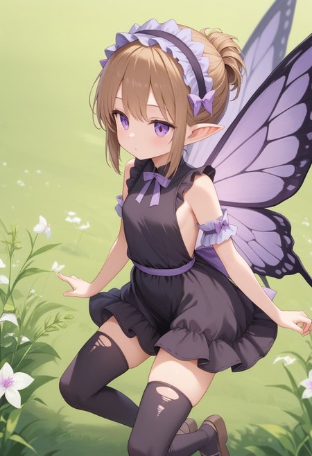 score_9, SnowdropChan, flowerfield