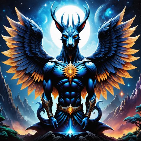 hyper detailed masterpiece, dynamic, awesome quality,__magical-beings/mananaggal/name__, __magical-beings/mananaggal/characteristics__