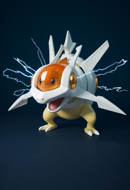Caliplatz is a Battlemon that you don't like to cuddle. Not because it isn't sweet enough. It's because you get an electric shock as soon as you come within 1 meter. Nevertheless, Caliplatz is a very sociable Battlemon when you see one. Or rather, if you ever see one... 