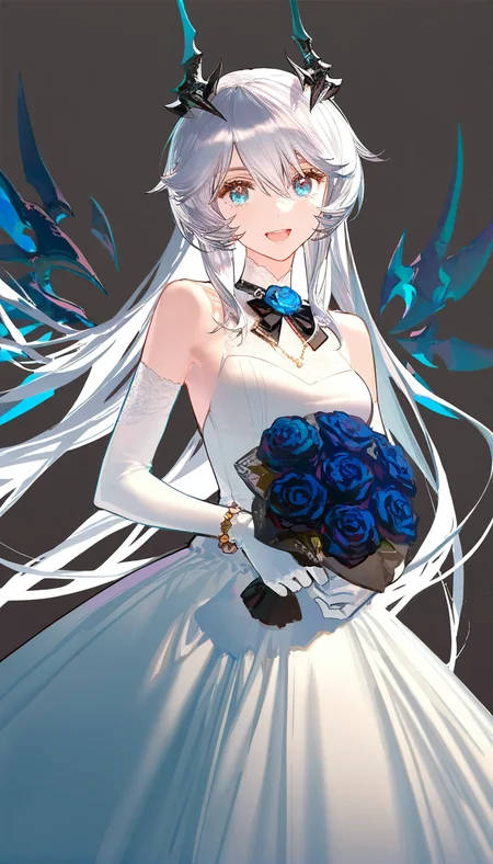 little white hair