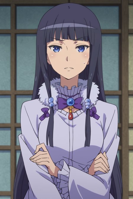 rating safe, score_10, score_8_up, score_7_up, score_6_up, uncensored, anime screencap, flat shadows BREAK kaori hayabusa, 1girl