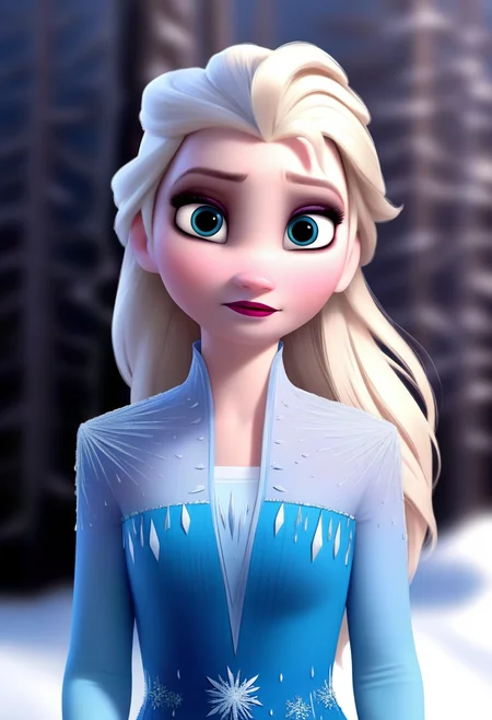 best quality, amazing quality, very aesthetic, absurdres,
BREAK
1girl, elsa \(frozen\), blonde hair, long hair, blue eyes,
blue dress,
wind, snow, winter, magical wind, solo, looking at viewer,   <lora:ElsaNoobXL_byKonan:1>