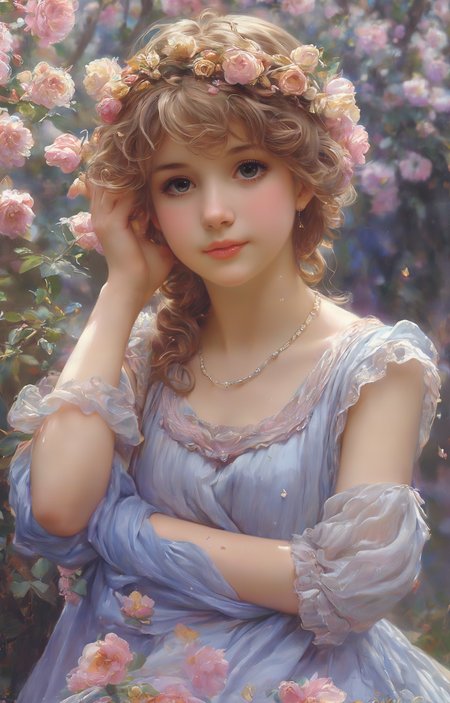 masterpiece,best quality,<lora:tbh270-sdxl:0.9>,illustration,style of Guillaume Seignac portrait of idolmaster cinderella girls,