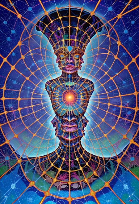 zPDXL, alexgrey , anatomical ,lattice, symmetry ,veins ,  <lora:Alex_Grey_PonyXL:0.9>