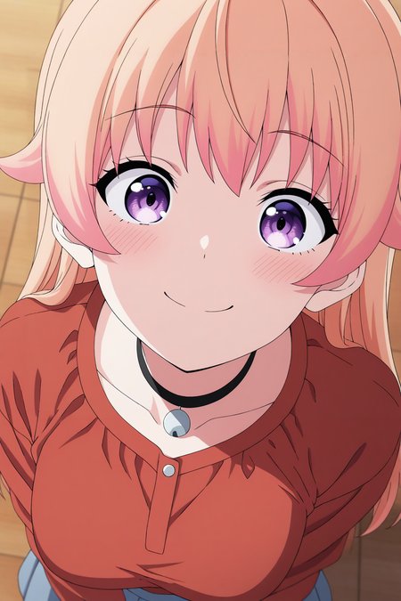 masterpiece, best quality, amazing quality, very aesthetic, absurdres, ultra detailed,
<lora:il_contrast_slider_d1 (Ð¦ÐÐÐ¢ ÐÐÐ Ð¢ÐÐÐÐ):-0.8>
 <lora:Nico Wakatsuki:0.8> nico_wakatsuki, 1girl,
portrait, smile,
view from above, body is visible, medium breasts are visible from under the shirt,,