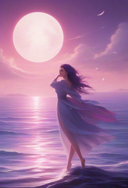 , a representative feather, Hyperrealism, a witty waterfalls, matte painting, a vanishing thorn, synthwave, 1girl, solo, colourful, score_9, score_8_up, score_7_up, masterpiece, best quality, very aesthetic