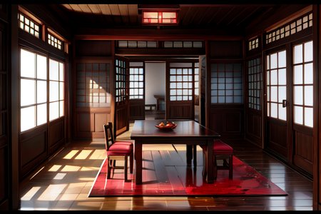 highly insanely detailed, masterpiece, top quality, best quality, highres, 4k, 8k, RAW photo, (very aesthetic, beautiful and aesthetic),  
(rsef style,fevercell style),human_machine_hybrid,energy_auras, 
<lora:rsef-000225:0.8>, 
(1girl:1.3), 
1other, 
, 
, 
, 
(shelf_bra), 
traditional_korean_interior,Traditional Korean interior,ondol_heated_floors,paper_doors,low_tables,traditional_korean_houses,natural_light_diffusion,traditional_artifacts,wooden_frames,ondol,underfloor_heating,heated_stone_floors,shoji,paper_screens,sliding_doors,sliding_shoji_doors,east asian architecture,interior,indoors,midnight black background, 
,âââ
