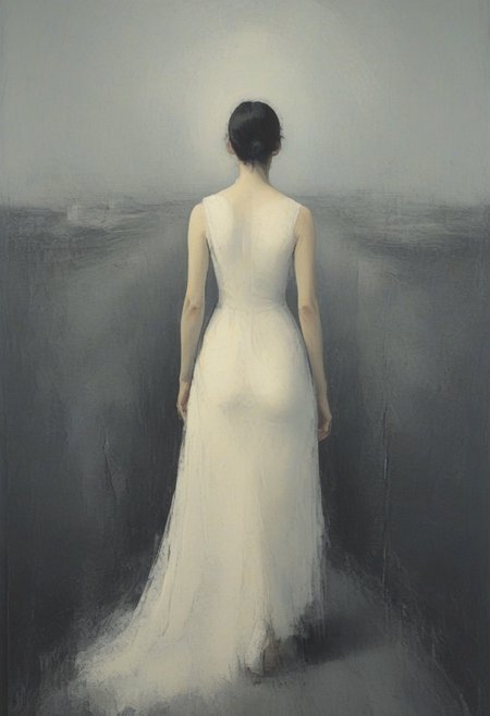 Nixpaint, bifurcation of a woman