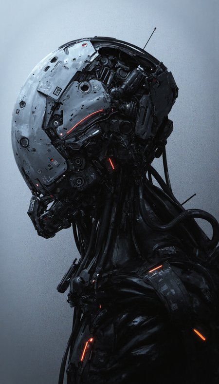 CYBER_CORE_UT atmospheric and powerful dark fantasy, impressionist classical-style painting of an futuristic A m3m3 photo, high-resolution cyberpunk-style render, Grover depicted as an agile courier, wearing sleek aerodynamic gear with luminescent strips and a visor displaying data streams