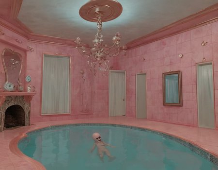 uncanny y2kmad sunken room,  photo, surrealism, 4k, detailed <lora:y2kmad_v0.0.2:0.7>