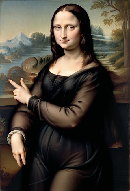 lazympos, allori, mona lisa, pointing,