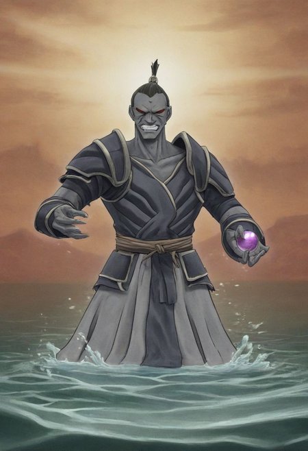 water illusions, waterbender BREAK wuxia, martial cultivation, long shadows, fierce grin, passionate, intense, other armor, other orb, in an abandoned temple, dimension crossout, evil dragon in horizont, menacing aura, intricate beauty, intricate details, cinematic BREAK yin as black, water, ocean abyss, mental pressure, psychic, lurking danger, torrent overpower, BREAK water, divination, hindsight, deeper meaning, vague but concrete