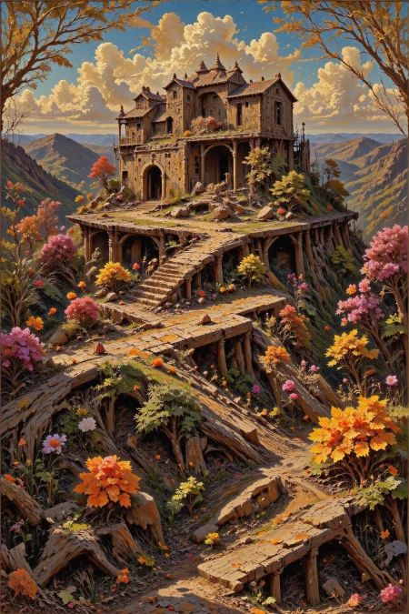 (hen house), beautiful Omani landscape,  evening, pretty woman, intricate, very detailed, sharp, colorful, multilayer surrealistic paint,  <lora:Hand v2:1> <lora:Anti-Blur:1> <lora:Insane Detail Slider:0.5>   <lora:Flux.1_Turbo_Detailer:0.6> <lora:flux-photo-transparent_Alpha_1.0:0.8> <lora:flux.1_lora_flyway_Epic-detail_v2:0.6>,  <lora:Painterly01b_CE_FLUX_AIT:0.8> pntrlyCE_style,  <lora:VividlySurreal:1>